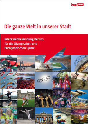 Cover zur Interessenbekundung Berlins für die Olympischen und Paralympischen Spiele